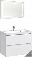 Водолей Мебель для ванной Best 70 подвесная лиственница структурная контрастно-серая